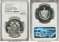 Republic Proof 10 Pesos 1999 PR68 Ultra Cameo NGC, Havana mint, KM672. 40th Anniversary of the Revolution. 

HID09801242017

© 2022 Heritage Aucti...