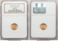 Farouk gold "Royal Wedding" 20 Piastres AH 1357 (1938) MS65 NGC, London mint, KM370. 

HID09801242017

© 2022 Heritage Auctions | All Rights Reser...