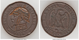 Napoleon III Engraved "Pickelhaube" 10 Centimes 1856-W VF (Edge Bumps), Lille mint, KM771.7. 30.1mm. 9.62gm. 

HID09801242017

© 2022 Heritage Auc...