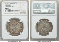 Augsburg. Free City 1/3 Taler MDCXXVI (1626) AU58 NGC, KM37, Forster-187. 1/3 on breast. With title of Ferdinand II. 

HID09801242017

© 2022 Heri...