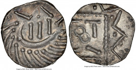 Early Anglo-Saxon. Continental Sceat ND (710-760) AU58 NGC, Series E, S-790D. 0.85gm. 

HID09801242017

© 2022 Heritage Auctions | All Rights Rese...
