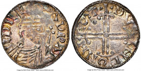 Kings of All England. Edward the Confessor (1042-1066) Penny ND (1059-1062) MS63 NGC, Hastings mint, Dunnic as moneyer, Hammer Cross type, S-1182, N-8...