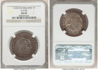 Charles I Shilling ND (1638-1639) AU50 NGC, Tower mint, Anchor mm, S-2796. 

HID09801242017

© 2022 Heritage Auctions | All Rights Reserved