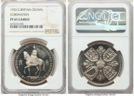 Elizabeth II Proof Crown 1953 PR65 Cameo NGC, KM894, S-4136. Coronation issue. 

HID09801242017

© 2022 Heritage Auctions | All Rights Reserved