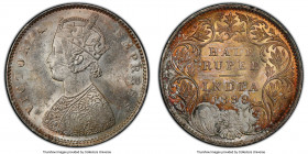 British India. Victoria 1/2 Rupee 1899-B MS63 PCGS, Bombay mint, KM491, S&W-6.242, Prid-307. Incuse inverted B. 

HID09801242017

© 2022 Heritage ...