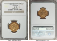 Sardinia. Carlo Felice gold 20 Lire 1828 (Eagle)-L XF45 NGC, Turin mint, KM118.1. From the "For My Daughters" Collection 

HID09801242017

© 2022 ...