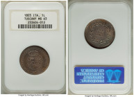 Tuscany. Charles Louis Lira 1803 MS63 NGC, Florence mint, KM-C47.1. Scarce one year type. From the Meduno Collection 

HID09801242017

© 2022 Heri...