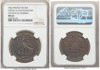 Augustin I Iturbide silver "Inauguration" Medal 1822 MS63 NGC, Grove-9a. 34mm. Gunmetal toning. 

HID09801242017

© 2022 Heritage Auctions | All R...