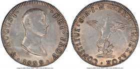 Augustin I Iturbide "Early Eagle" 8 Reales 1822 Mo-JM XF Details (Cleaned) NGC, Mexico City mint, KM304. 

HID09801242017

© 2022 Heritage Auction...