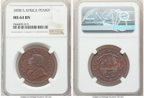 Republic Penny 1898 MS64 Brown NGC, Pretoria mint, KM2. 

HID09801242017

© 2022 Heritage Auctions | All Rights Reserved