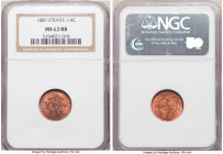 British Colony. Victoria 1/4 Cent 1889 MS63 Red and Brown NGC, London mint, KM14. 

HID09801242017

© 2022 Heritage Auctions | All Rights Reserved...