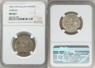 Aargau. Canton Batzen 1826 MS66+ NGC, KM21. Lightly toned and semi-Prooflike fields. 

HID09801242017

© 2022 Heritage Auctions | All Rights Reser...