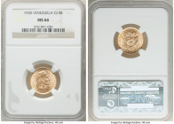 Republic gold 10 Bolivares 1930-(p) MS66 NGC, Philadelphia mint, KM-Y31. AGW 0.0933 oz. From the "For My Daughters" Collection 

HID09801242017

©...