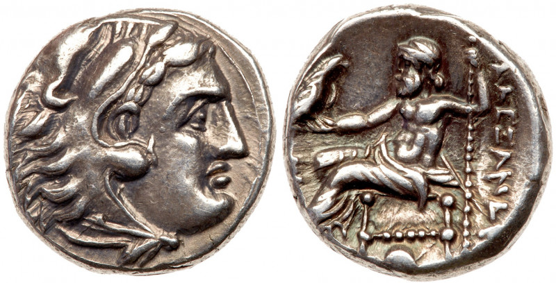 Macedonian Kingdom. Alexander III, the Great, 336-323 BC. AR Drachm (15.7mm, 4.2...