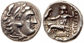 Macedonian Kingdom. Alexander III, the Great, 336-323 BC. AR Drachm (15.7mm, 4.26g, 5h). EF