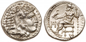 Macedonian Kingdom. Alexander III, the Great, 336-323 BC. AR Drachm (17.3mm, 4.3g). AEF