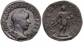 Roman Empire. Gordian III, 238-244 AD. AE Sestertius (31mm, 20.58g). EF