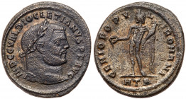 Roman Empire. Diocletian, 284-305 AD. AE Follis (27mm, 10.05g). VF
