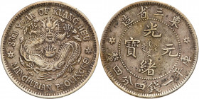 Chinese Provinces: Manchurian Provinces. 20 Cents, Year 33 (1908). EF