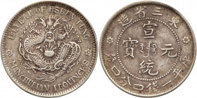 Chinese Provinces: Manchurian Provinces. 20 Cents, Year 1 (1910). EF