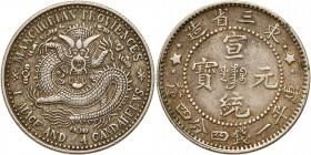 Chinese Provinces: Manchurian Provinces. 20 Cents, ND (1911). EF