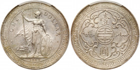 Great Britain. Trade Dollar, 1902-B. PCGS AU58