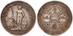 Great Britain. Trade Dollar, 1911-B. PCGS EF45