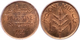 Palestine. Mil, 1927. PCGS MS64