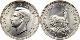 South Africa. 5 Shillings, 1948. PCGS MS66