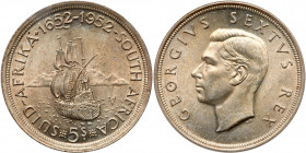 South Africa. 5 Shillings, 1952. PCGS MS63