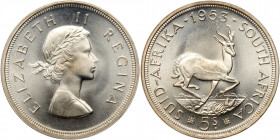 South Africa. 5 Shillings, 1953