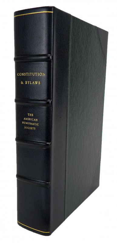 Early ANS Constitutions, By-Laws, &c.

American Numismatic Society / American ...