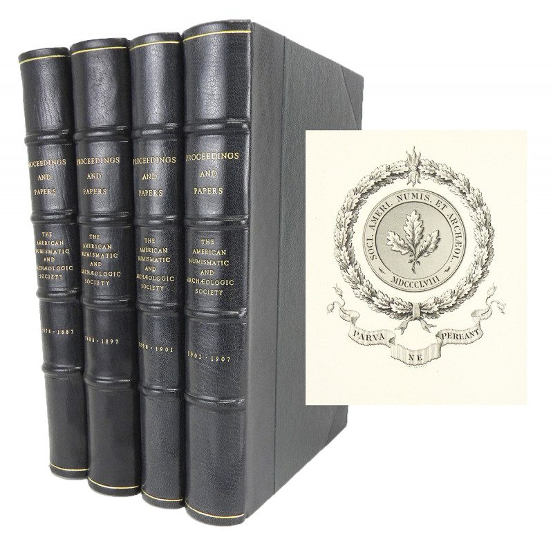 Exceptional Set of ANS Proceedings & Papers

[American Numismatic Society] Ame...