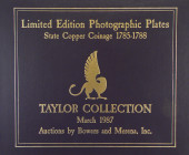 Limited Edition Taylor Plates

Bowers & Merena Galleries. LIMITED EDITION PHOTOGRAPHIC PLATES. STATE COPPER COINAGE 1785–1788. TAYLOR COLLECTION. Wo...