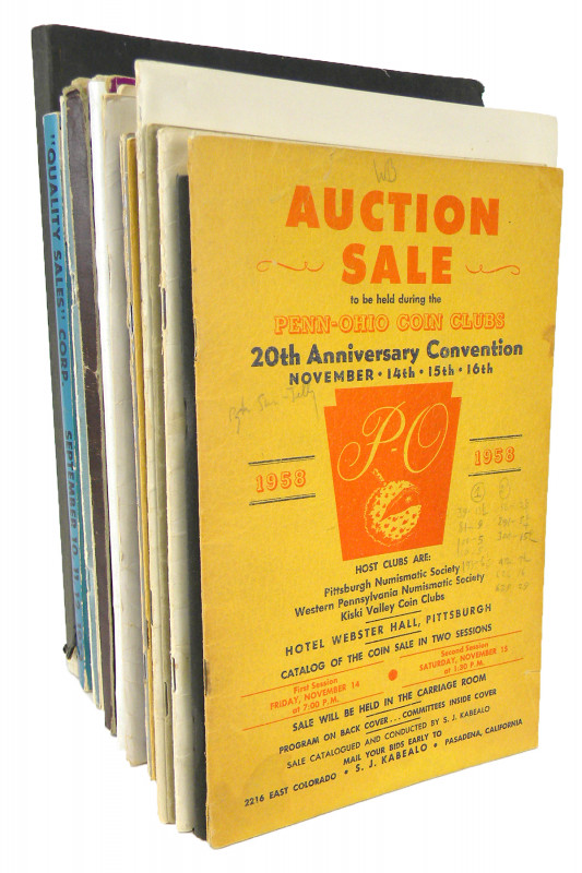 Annotated Catalogues from the Breen Library

[Catalogues]. NUMISMATIC SALE CAT...