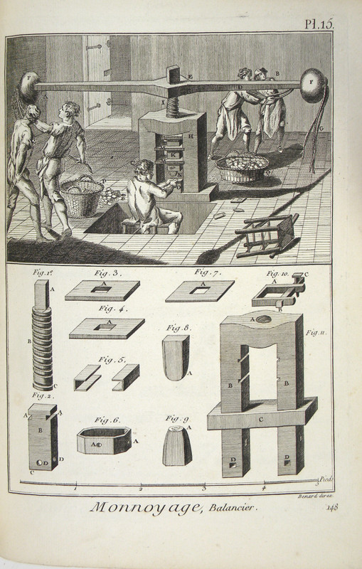 Diderot’s Engravings Illustrating the Coining Process

Diderot, Denis, and Jea...