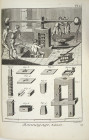Diderot’s Engravings Illustrating the Coining Process

Diderot, Denis, and Jean Le Rond d’Alembert. SUITE OF COPPERPLATE PRINTS DEPICTING THE COININ...