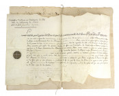 1791 Mint Appointment Signed by King Louis XVI

[France]. COMMISSION D’ADJOINT AU COMMISSAIRE DU ROI DANS LA MONNOIE DE PARIS, POUR LE SIEUR MICHEL ...