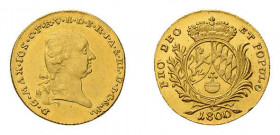 Kurfürstentum Bayern. Maximilian IV. Joseph, 1799-1825. Dukat 1800. Fb. 262.
3,47 g.