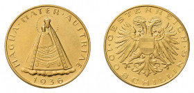 Republik Österreich. 100 Schilling 1936, Madonna von Mariazell. Fb. 522.