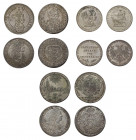 * 16 Silbermünzen. Dabei u.a. Taler 1698 Salzburg (Dav. 3510), Taler 1737 Hall,
Karl VI. (Dav. 1056), Taler 1682 Hall, Leopold (Dav. 3241), Taler Nürn...