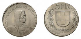 * Eidgenossenschaft. Fehlprägungen. 5 Franken 1968 B, geprägt auf einer 2 
Frankenronde, 8,85 g. Richter (Fehlprägungen) C23. Sehr selten, prächtige 
...