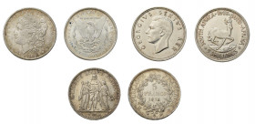 * Umfangreiche Silberpartie alle Welt. Dabei u.a. Schweizer Silbergeld von 50 
Rappen bis 5 Franken, Silbergedenkmünzen Schweiz, Silberbarren mit 
Aut...