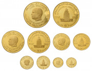 * Interessante Kollektion mit Gold- und Silbermünzen. Dabei 5 Goldmünzen zum
10jährigen Jubiläum der Republik Tunesien 1957-1967 inklusive Zertifikat ...