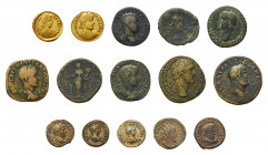 * Partie römischer Denare und Kupfermünzen ab Kaiser Augustus. Dabei u.a.
Sesterz Galba (RIC 3387), Sesterz Antoninus Pius (Cohen 1008 und Cohen 
1048...