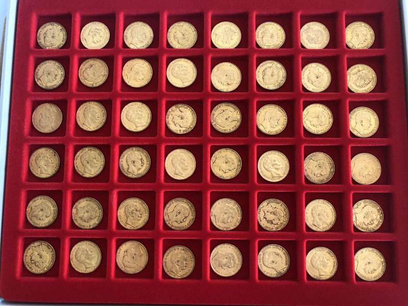 * Deutsches Kaiserreich. 140 x 20 Mark Preussen. Dabei 66 x 1912 und 
74 x 1913.