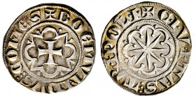 Cruzades (1268-1274) Gros AG 4.26 g. Ref : Schl. tav. IV, 19 Superbe