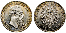 Prussia, Friedrich III (1888), 2 Marks 1888 A, AG 11,14 g., SUP - FDC