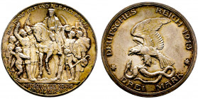 Prussia, Wilhelm II (1888-1918), 3 Marks 1913, AG 16,67 g., Ref : KM#531 FDC