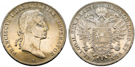 François Ier (1792-1835), thaler 1835 A, Vienne, AG 28,08 g., Ref : Dav. 1178, Superbe
